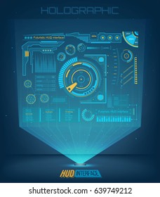 Abstract future, concept vector futuristic blue virtual graphic touch user interface HUD. For web, site, mobile applications isolated on background, techno, online design, business, gui, ui, kit, hud