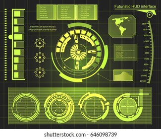 Abstract future, concept vector futuristic blue virtual graphic touch user interface HUD. For web, site, mobile applications isolated on background, techno, online design, business, gui, ui, kit, hud