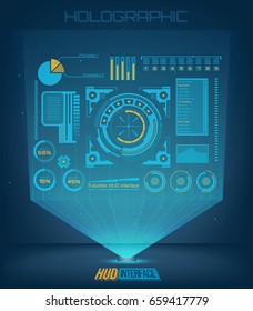 Abstract future, concept vector futuristic blue virtual graphic touch user interface HUD. For web, site, mobile applications isolated on background, techno, online design, business, gui, ui, kit, hud