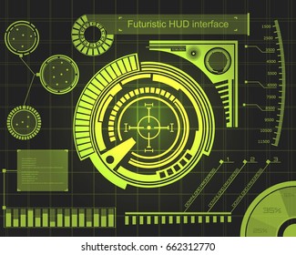 Abstract future, concept vector futuristic blue virtual graphic touch user interface HUD. For web, site, mobile applications isolated on background, techno, online design, business, gui, ui, kit, hud