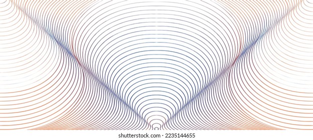 Abstract future design background with stripes. The thin colorful lines pattern background for retro and graphic effects. Vector, 2023