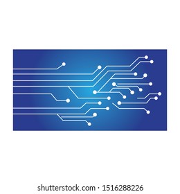 Abstract future digital science technology concept
