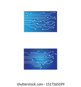 Abstract future digital science technology concept