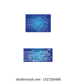 Abstract future digital science technology concept