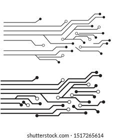 Abstract future digital science technology concept