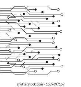 Abstract future digital science technology concept