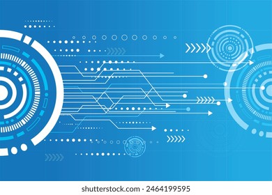 Abstractas concepto futuro de tecnología de ciencia digital