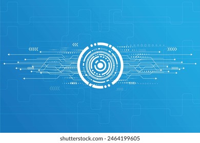 Abstract future digital science technology concept
