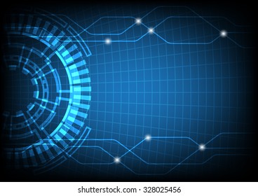 Abstract future digital science technology concept. Illustration vector background