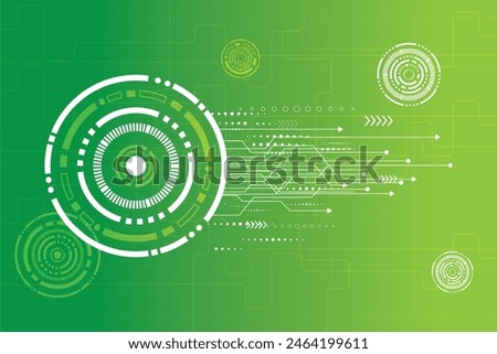 Abstract future digital science technology concept