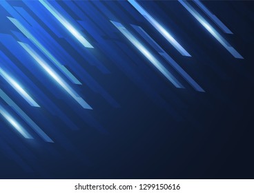 Abstract future digital speed technology concept, growth, science, energy, futuristic speed and motion blur light rays. Vector illustration