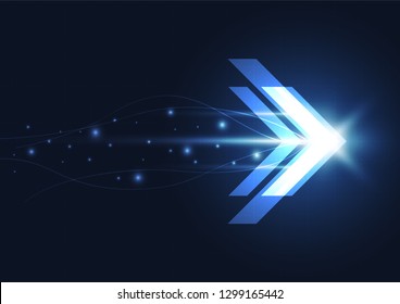 Abstract Future Digital Speed Technology Concept, Growth, Science, Energy, Futuristic Speed And Motion Blur Light Rays. Vector Illustration