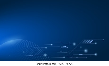 Abstract future digital technology background, system data connection interface.