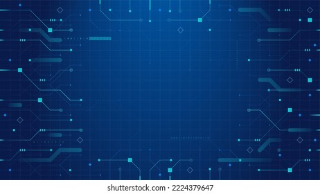 Abstract future digital technology background, system data connection interface.