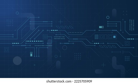 Abstract future digital technology background, system data connection interface.