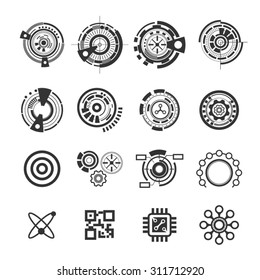 Abstract future icons,Vector