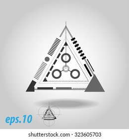 Abstract future icons,Vector