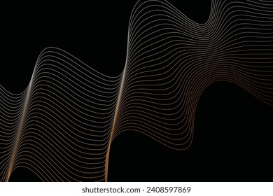 fondo abstracto de onda moderna en el futuro 