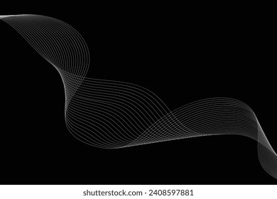 abstract Future Modern Wave Background 