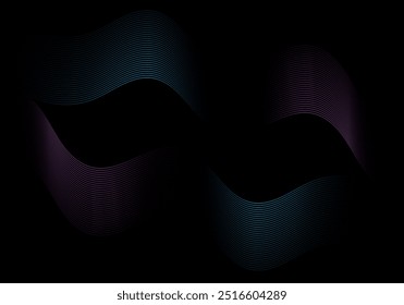 Abstract Future Modern Wave Background Design