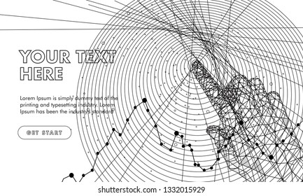 Abstract future realistics shape objects. Innovations blend systems and technologies in big data. development  technology automatically process. black and full color future style.