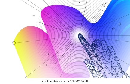 Abstract future realistics shape objects. Innovations blend systems and technologies in big data. development  technology automatically process. black and full color future style.