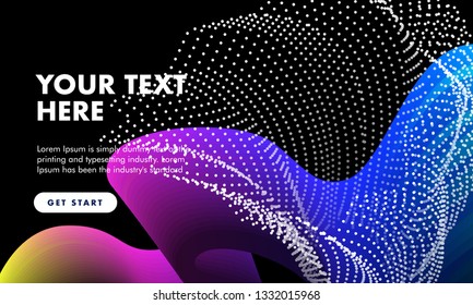 Abstract future realistics shape objects. Innovations blend systems and technologies in big data. development  technology automatically process. black and full color future style.