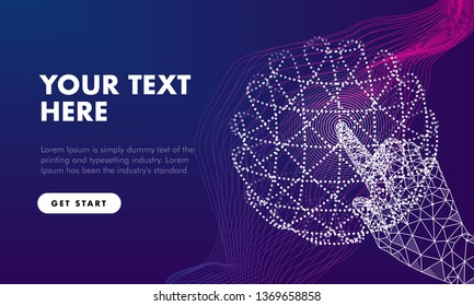 Abstract future realistics shape objects. Innovations blend systems and technologies in big data. development  technology automatically process. black and full color future style.