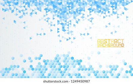 Abstract future science concept. Business virtual concept. Internet high technology background