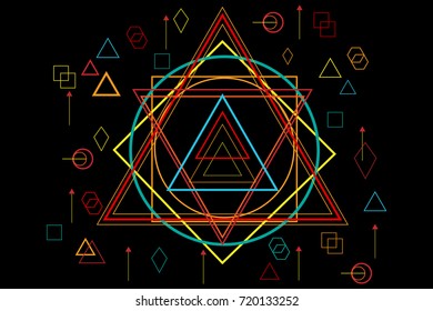 abstract future shapes concept background.vector and illustration