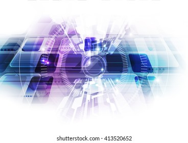 Abstract future technology background. vector illustration