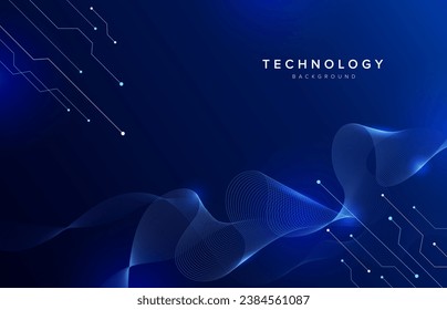 Abstract future technology concept background. Vector template for brochure or cover background.
