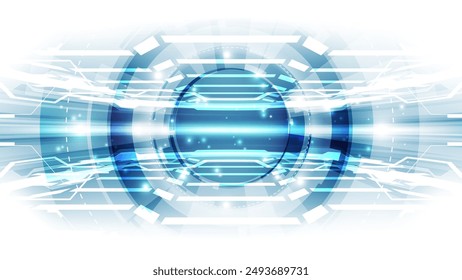 Abstract future technology concept background. Vector illustration for your graphic design.