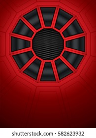 Abstract future technology concept background, vector illustration.