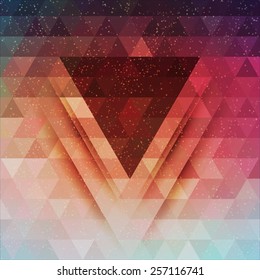 Abstract future vector background with triangle shapes EPS10