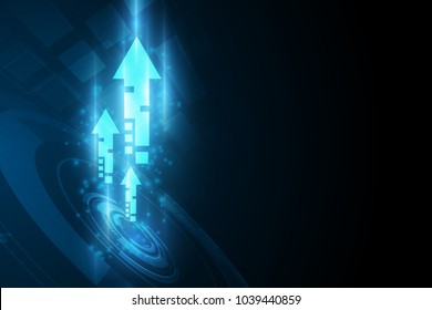 Abstract future vector digital speed technology