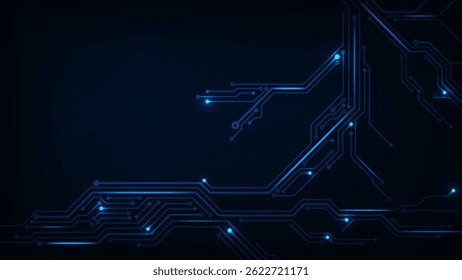 Abstract futurisit line circuit board technology electronic background