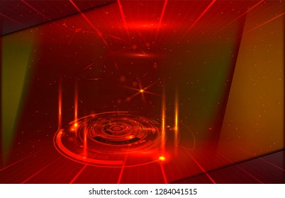 The abstract futuristic 3D background