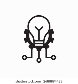 "Abstract Futuristic AI and Robotics Vector Illustration"