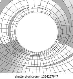 abstract futuristic architecture