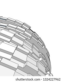 abstract futuristic architecture