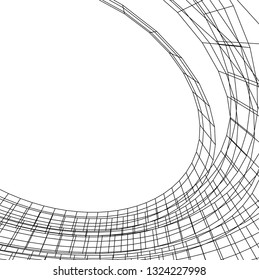 abstract futuristic architecture