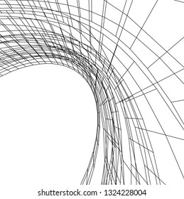 abstract futuristic architecture