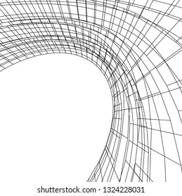 abstract futuristic architecture