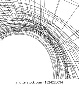 abstract futuristic architecture