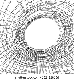 abstract futuristic architecture