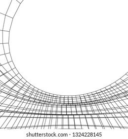 abstract futuristic architecture