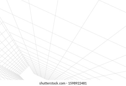 abstract futuristic architecture design  3d illustration