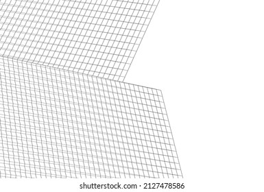 arquitectura abstracta futurista 
ilustración vectorial 3d