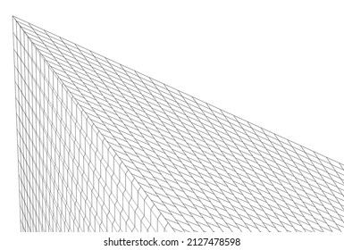 arquitectura abstracta futurista 
ilustración vectorial 3d